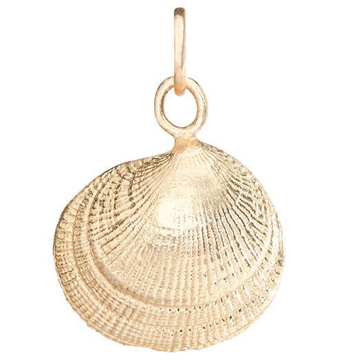 Clam Shell Charm Jewelry Helen Ficalora 14k Yellow Gold