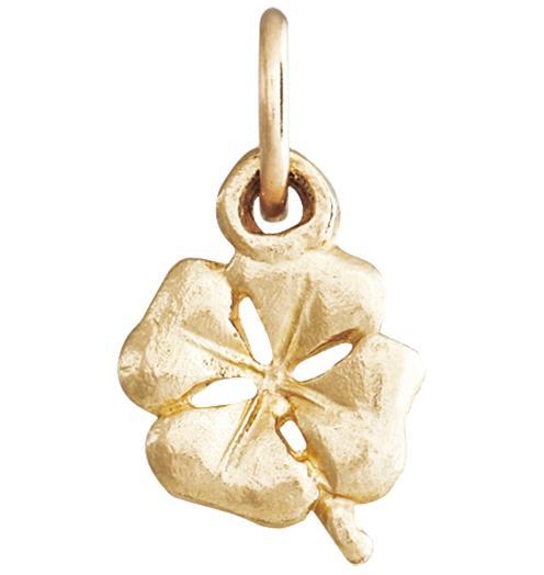 Clover Mini Charm Jewelry Helen Ficalora 14k Yellow Gold