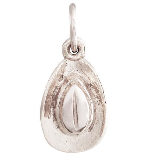Cowboy Hat Mini Charm Jewelry Helen Ficalora 14k White Gold