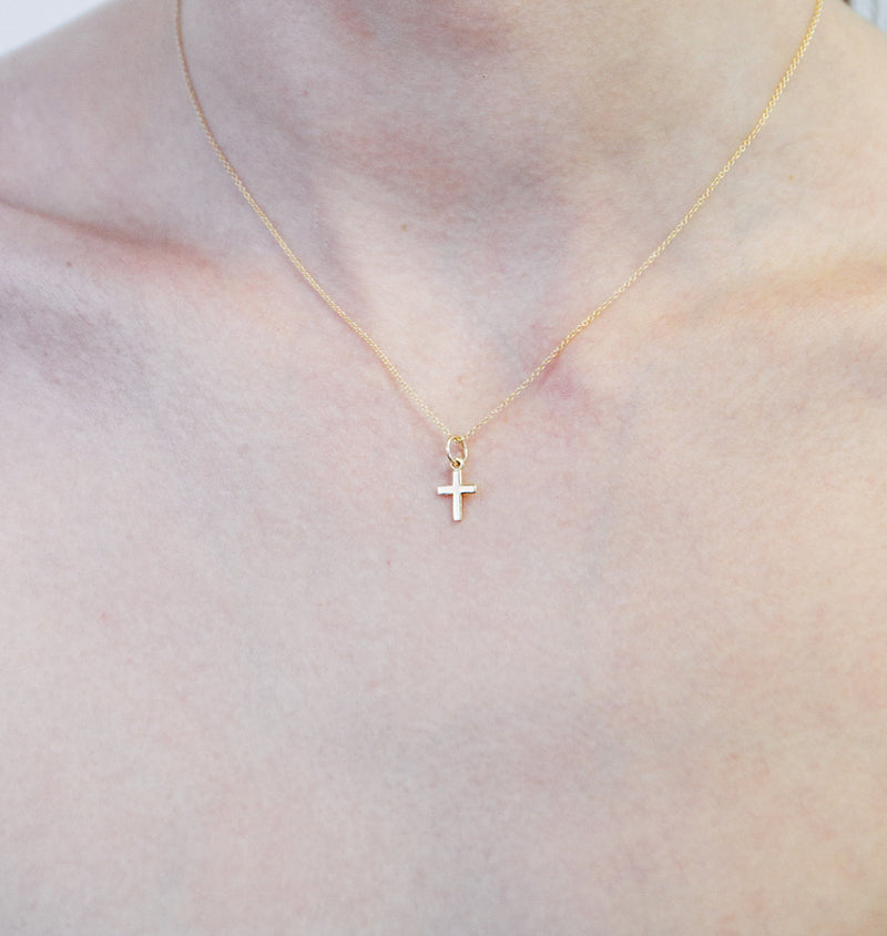 Cross Mini Charm Jewelry Helen Ficalora 