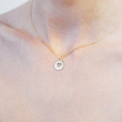 Heart Cutout Charm Jewelry Helen Ficalora 