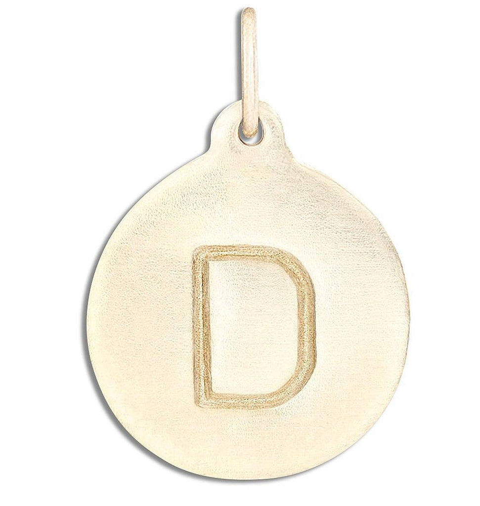 14K Yellow Gold Medium Dainty Letter G Initial Name Monogram Necklace Charm
