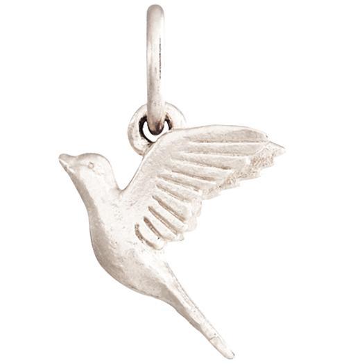 Dove Mini Charm Jewelry Helen Ficalora 14k White Gold