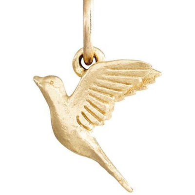 Dove Mini Charm Jewelry Helen Ficalora 14k Yellow Gold