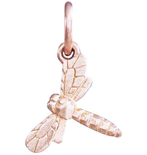 Dragonfly Mini Charm Jewelry Helen Ficalora 14k Pink Gold