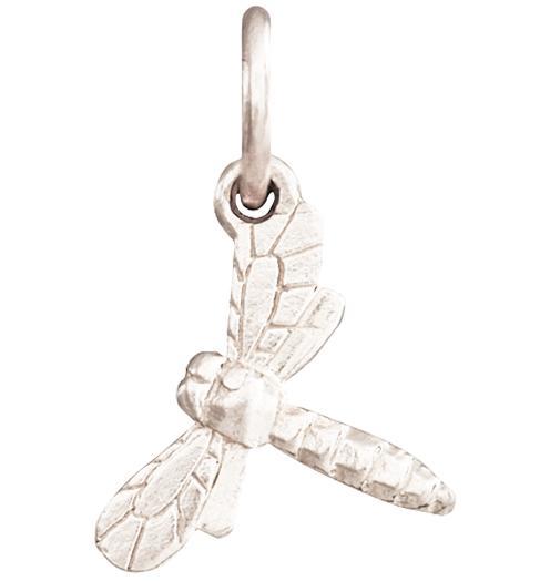 Dragonfly Mini Charm Jewelry Helen Ficalora 14k White Gold