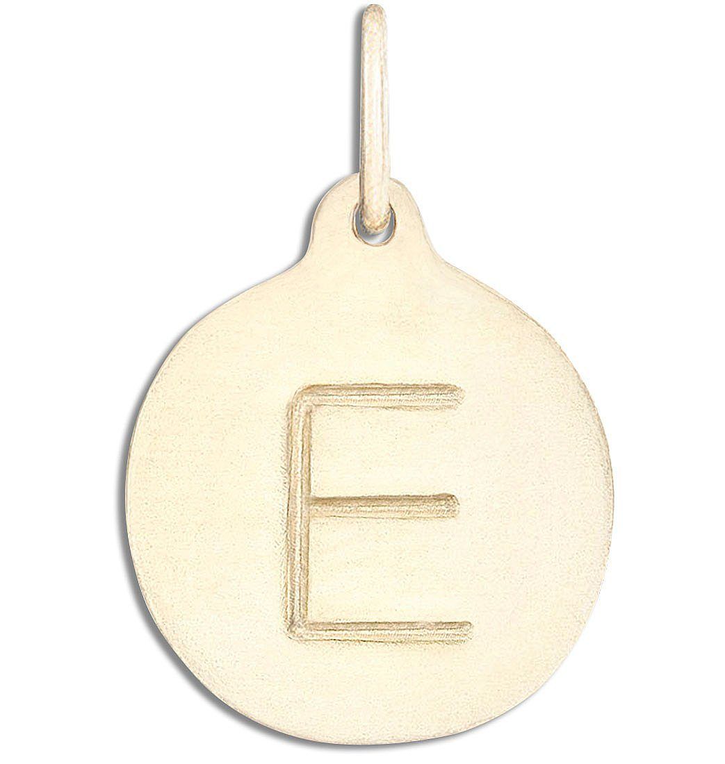 Initial Pendant - Letter E