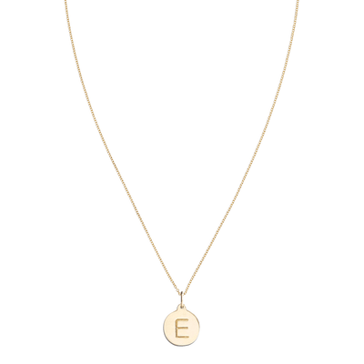 "E" Alphabet Charm 14k Yellow Gold Jewelry For Necklaces And Bracelets From Helen Ficalora Every Letter And Initial Available