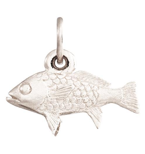 Fish Mini Charm Jewelry Helen Ficalora 14k White Gold