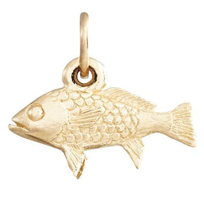 Fish Mini Charm Jewelry Helen Ficalora 14k Yellow Gold