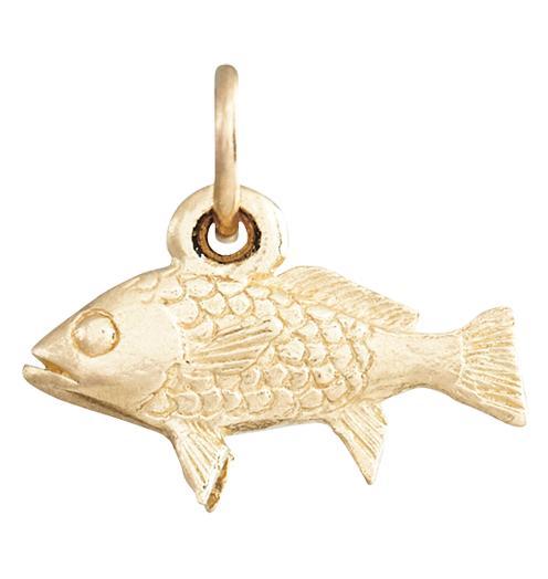Fish Mini Charm Jewelry Helen Ficalora 14k Yellow Gold