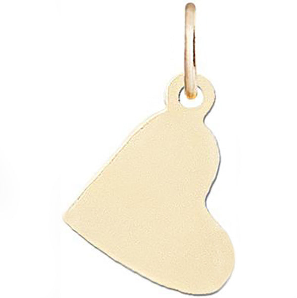 Puffed Heart Charm - Gold & Sterling Silver | Helen Ficalora 14K Pink Gold by Helen Ficalora