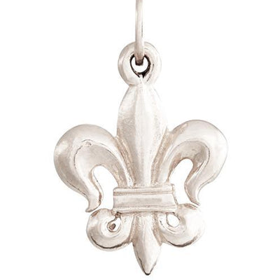 Fleur De Lis Charm Jewelry Helen Ficalora 14k White Gold