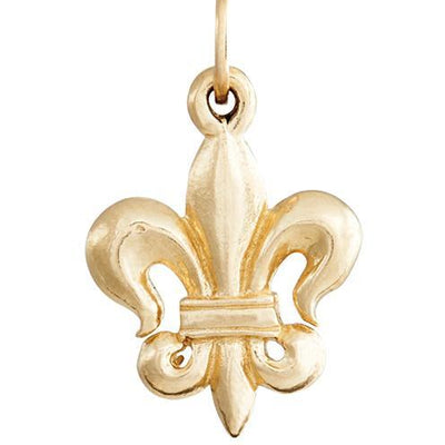 Fleur De Lis Charm Jewelry Helen Ficalora 14k Yellow Gold