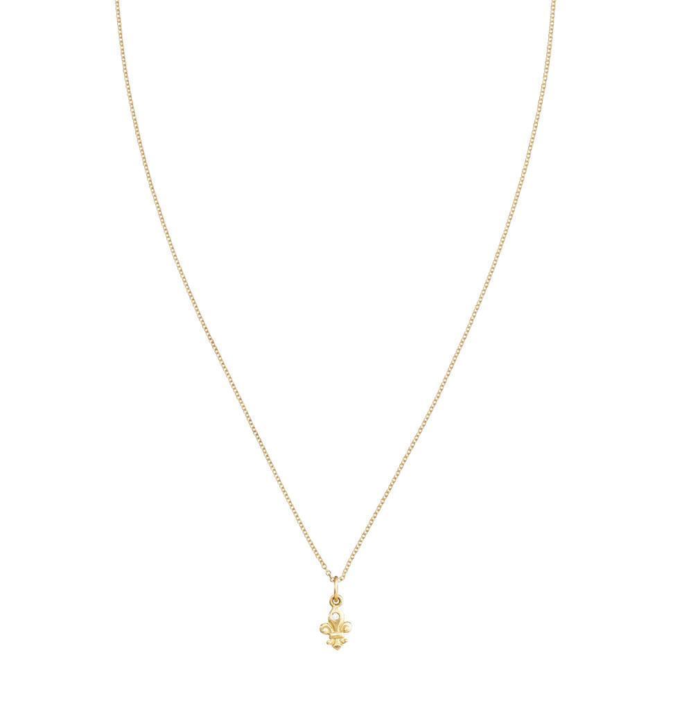 Fleur De Lis Mini Charm With Diamond Jewelry Helen Ficalora For Necklaces And Bracelets