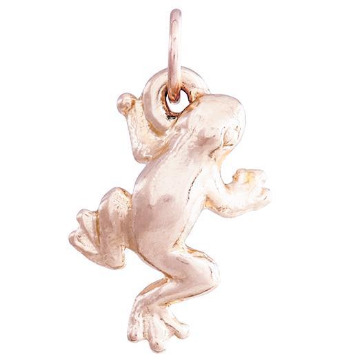 Frog Mini Charm Jewelry Helen Ficalora 14k Pink Gold
