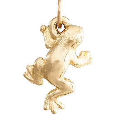 Frog Mini Charm Jewelry Helen Ficalora 14k Yellow Gold