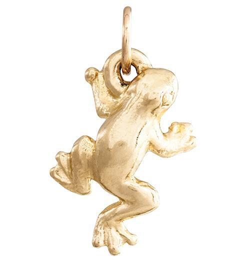 Frog Mini Charm Jewelry Helen Ficalora 14k Yellow Gold