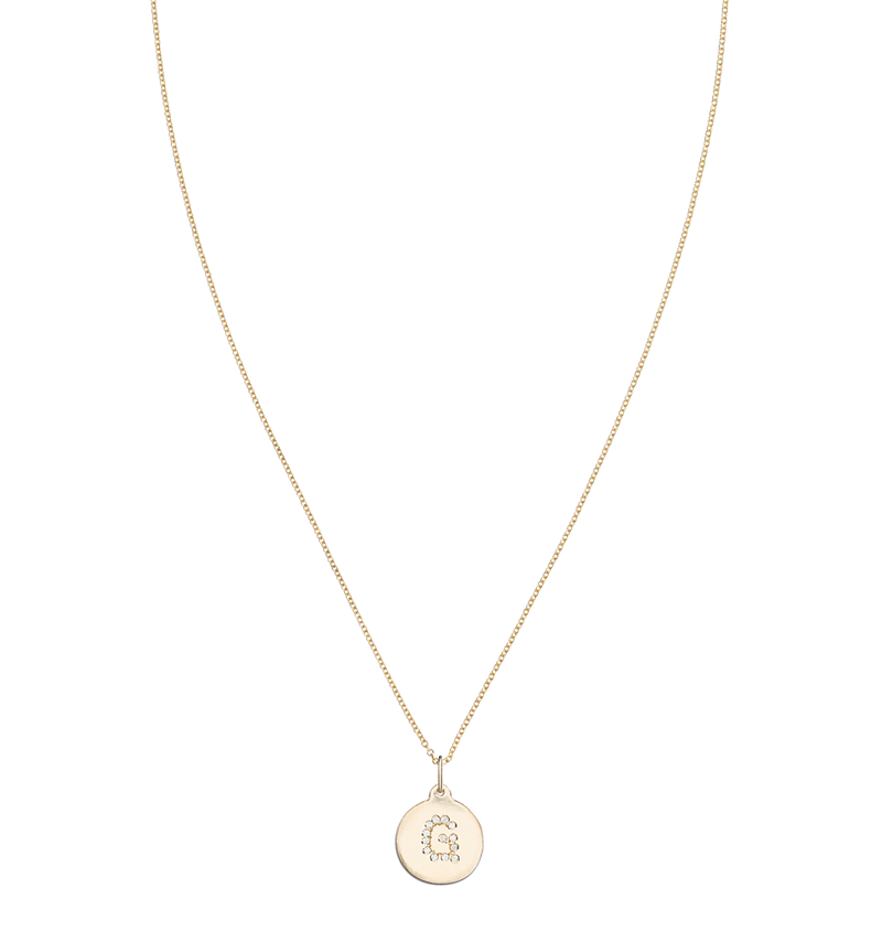 "G" Alphabet Charm Pave Diamonds -  - Jewelry - Helen Ficalora - 4
