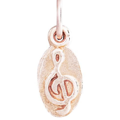 G-Clef Mini Charm Jewelry Helen Ficalora 14k Pink Gold