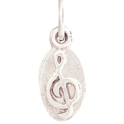 G-Clef Mini Charm Jewelry Helen Ficalora 14k White Gold