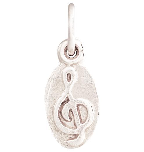 G-Clef Mini Charm Jewelry Helen Ficalora 14k White Gold