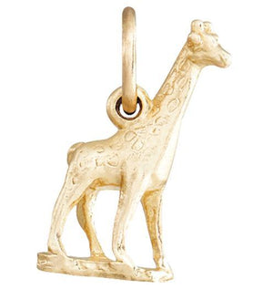 Giraffe Mini Charm Jewelry Helen Ficalora 14k Yellow Gold