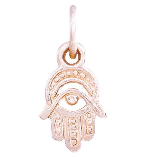 Helen Ficalora Mini Hamsa Hand Charm in 14K Rose Gold