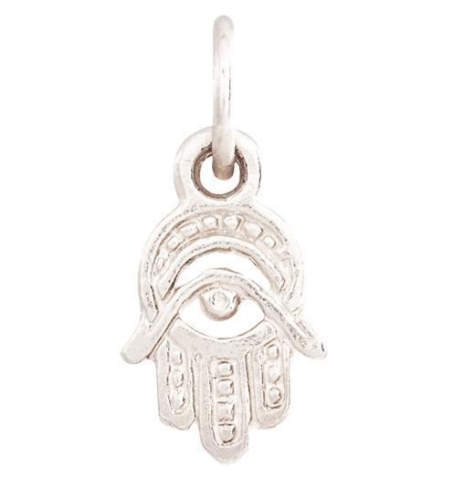 Helen Ficalora Mini Hamsa Hand Charm in 14K White Gold
