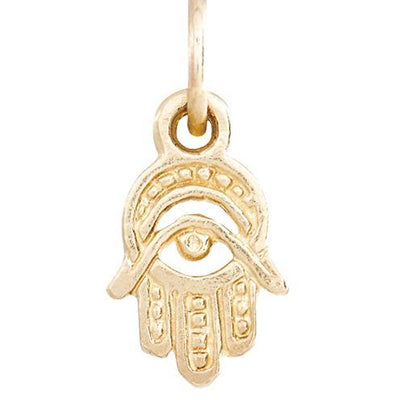 Helen Ficalora Mini Hamsa Hand Charm in 14K Yellow Gold