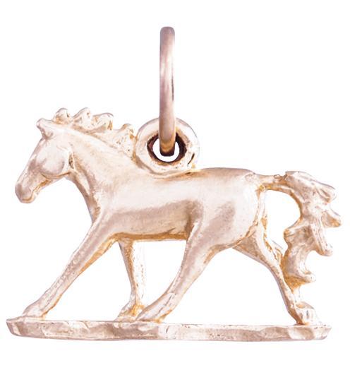 Horse Mini Charm Jewelry Helen Ficalora 14k Pink Gold