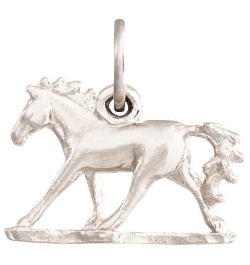 Horse Mini Charm Jewelry Helen Ficalora 14k White Gold
