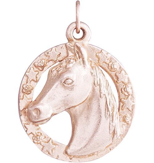 Horsehead Charm Jewelry Helen Ficalora 14k Pink Gold