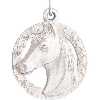 Horsehead Charm Jewelry Helen Ficalora 14k White Gold
