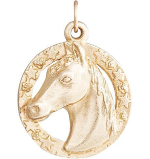 Horsehead Charm Jewelry Helen Ficalora 14k Yellow Gold