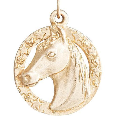 Horsehead Charm Jewelry Helen Ficalora 14k Yellow Gold