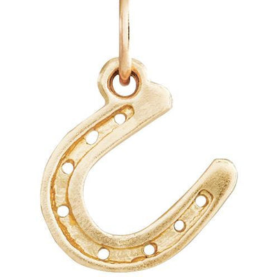 Helen Ficalora Gold Horseshoe Charm