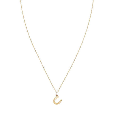 Helen Ficalora Gold Horseshoe Charm
