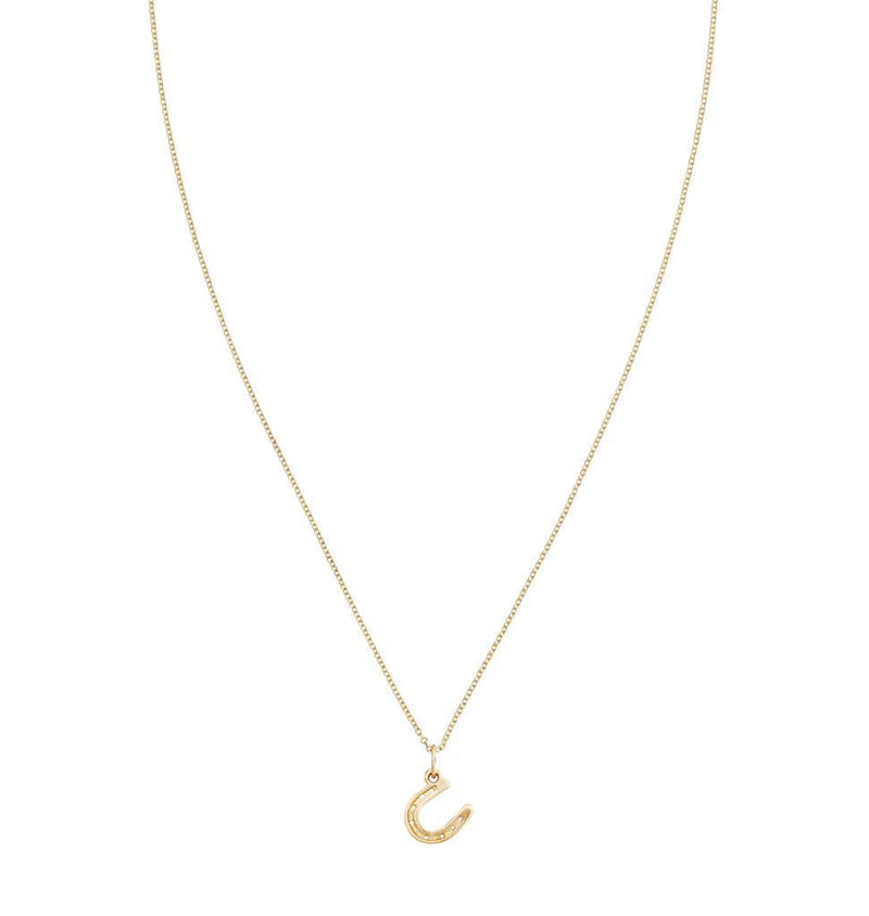 Helen Ficalora Gold Horseshoe Charm