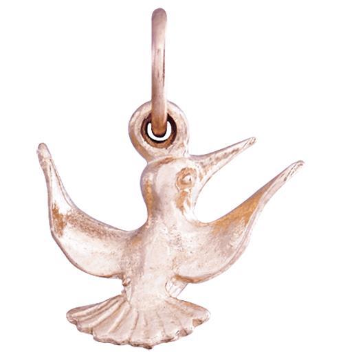 Hummingbird Mini Charm Jewelry Helen Ficalora 14k Pink Gold