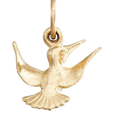 Hummingbird Mini Charm Jewelry Helen Ficalora 14k Yellow Gold