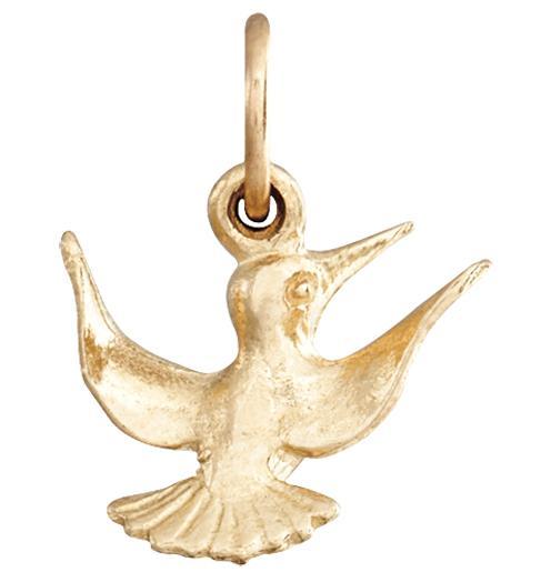 Hummingbird Mini Charm Jewelry Helen Ficalora 14k Yellow Gold
