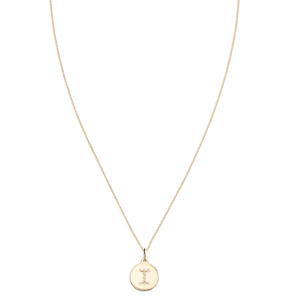 "I" Alphabet Charm Pave Diamonds -  - Jewelry - Helen Ficalora - 4