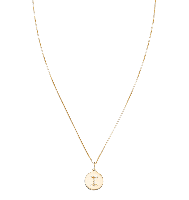 "I" Alphabet Charm Pave Diamonds -  - Jewelry - Helen Ficalora - 4