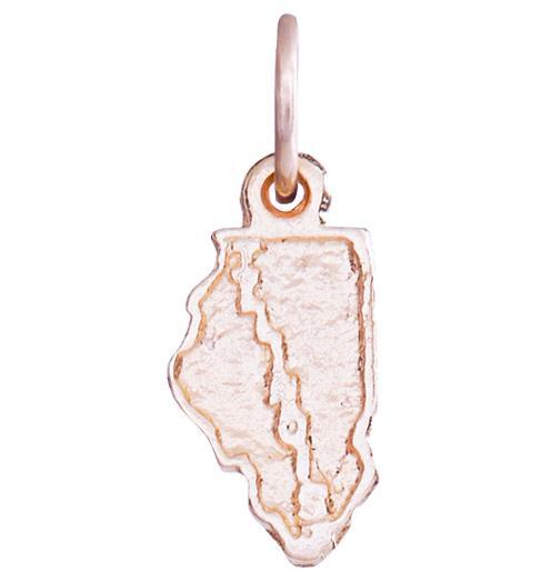 Illinois Mini Charm Jewelry Helen Ficalora 14k Pink Gold