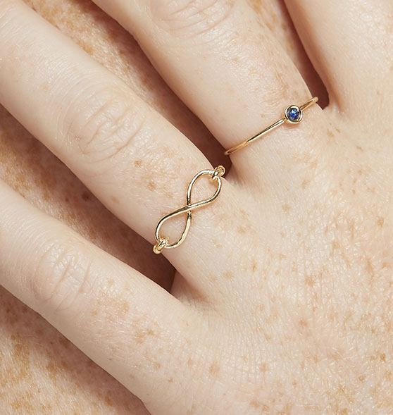 Infinity Ring Jewelry Helen Ficalora 14k Yellow Gold