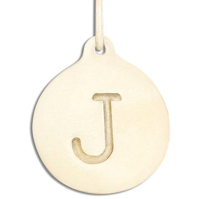 "J" Alphabet Charm Jewelry Helen Ficalora 14k Yellow Gold For Necklaces And Bracelets