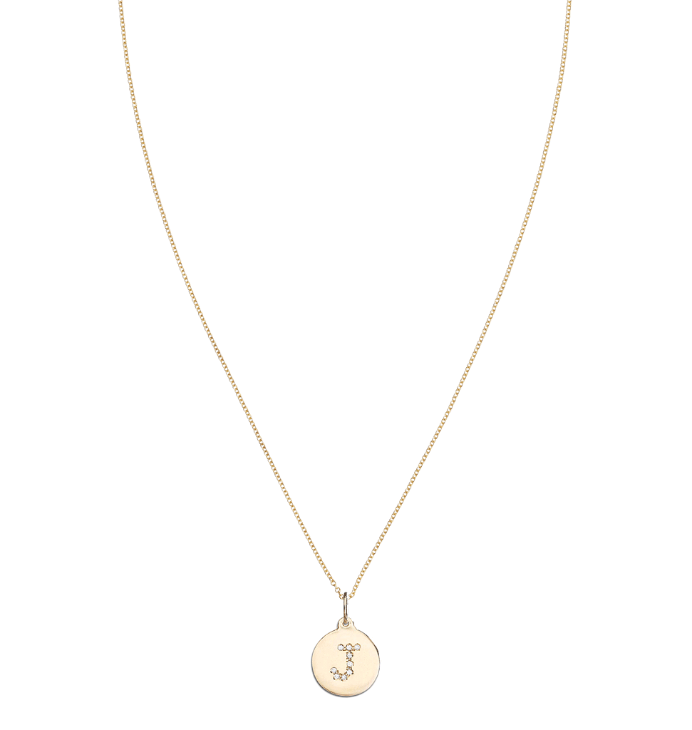 "J" Alphabet Charm Pave Diamonds -  - Jewelry - Helen Ficalora - 4