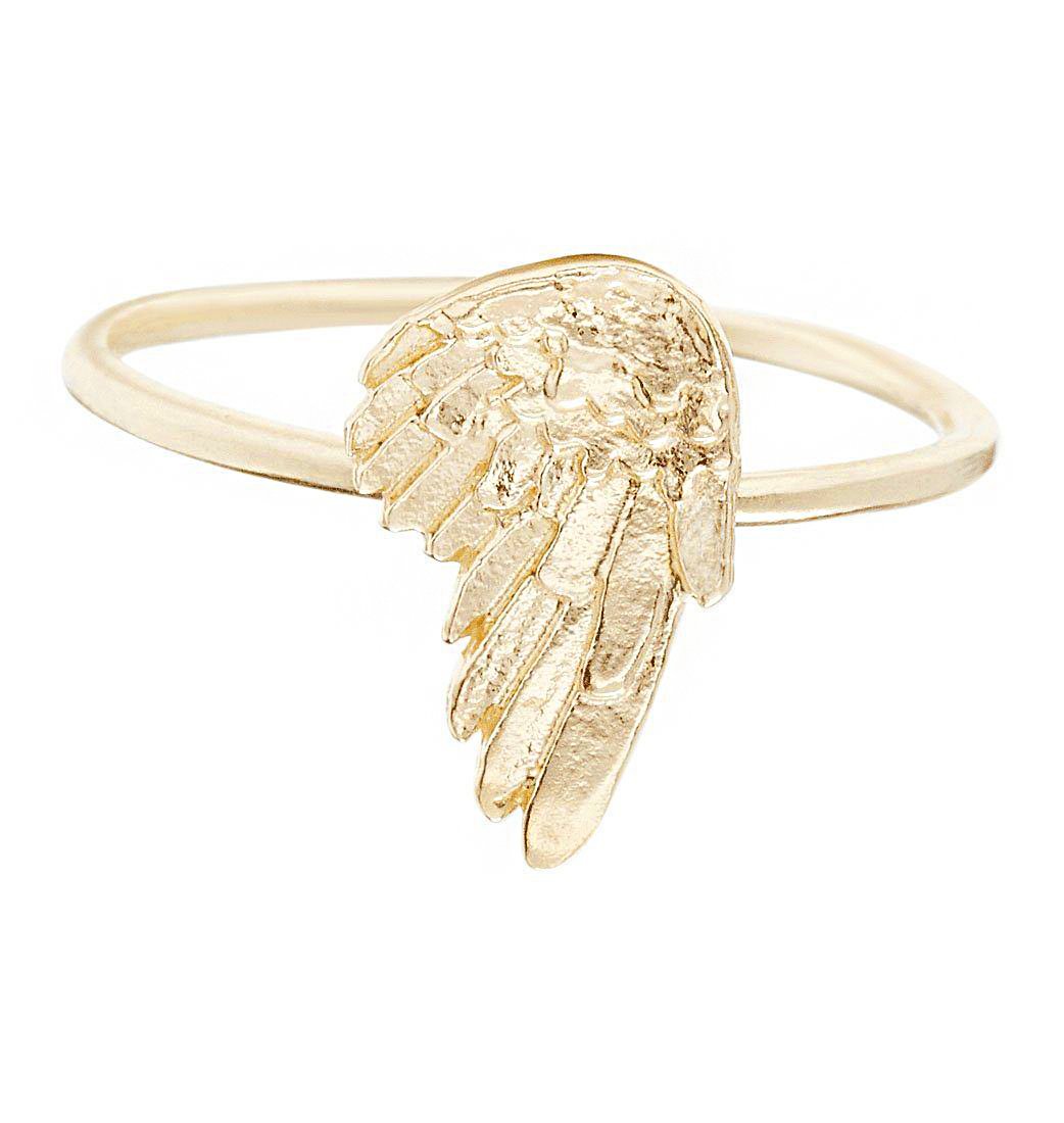 Angel Wing Ring Gold Angel Ring Gold Ring 14k Ring