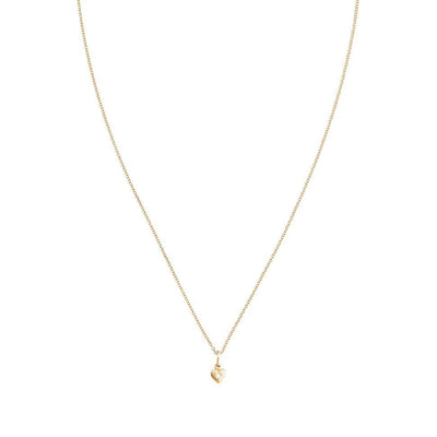 Baby Puffy Heart Charm with Diamond Jewelry Helen Ficalora 